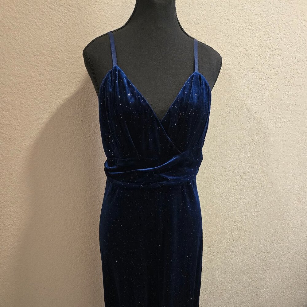 Adorable Velour Jumpsuit Sparkly Classy Sz LG